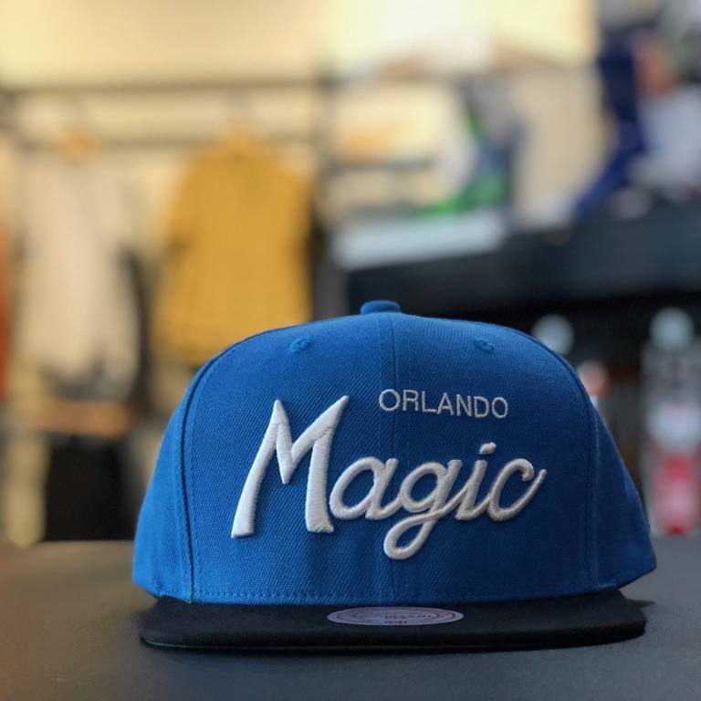 Orlando MAGIC NBA Vice Script Mitchell & Ness Cap