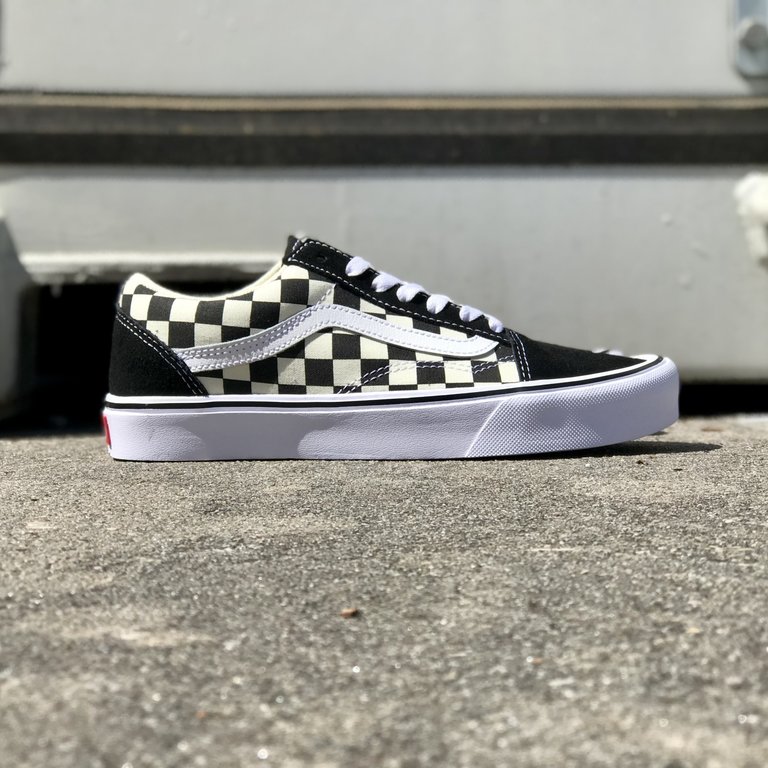 vans checkerboard old skool lite shoes