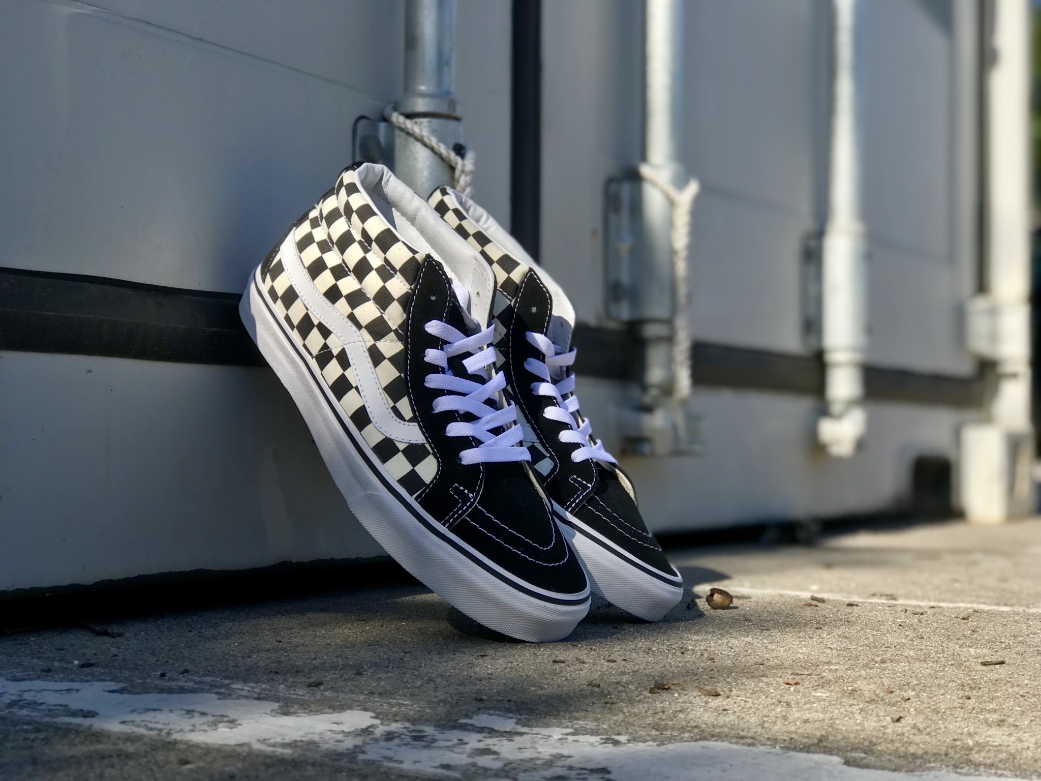 Sk8 Mid Reissue Checkerboard - Eight One