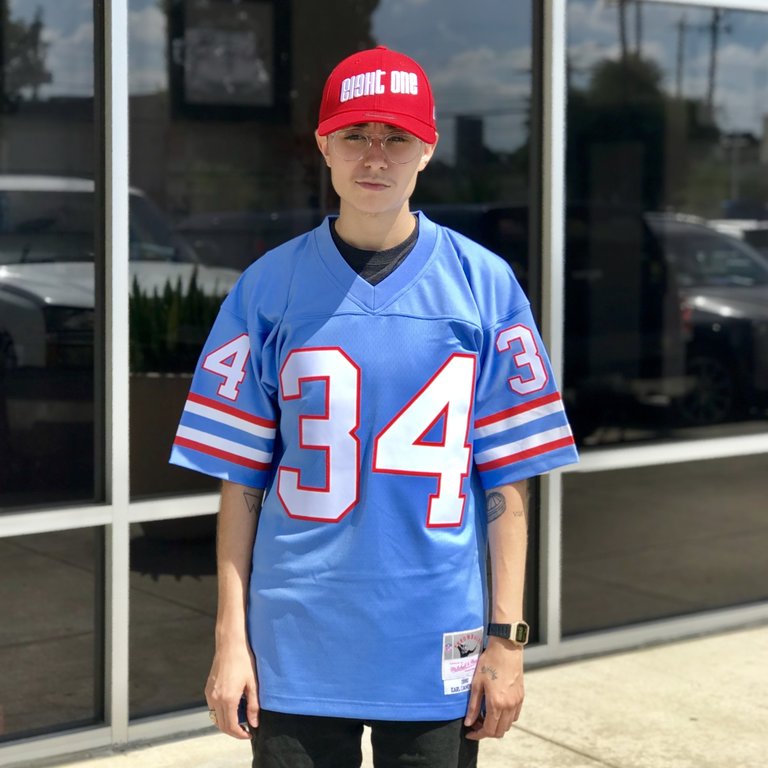 earl campbell jersey mitchell and ness