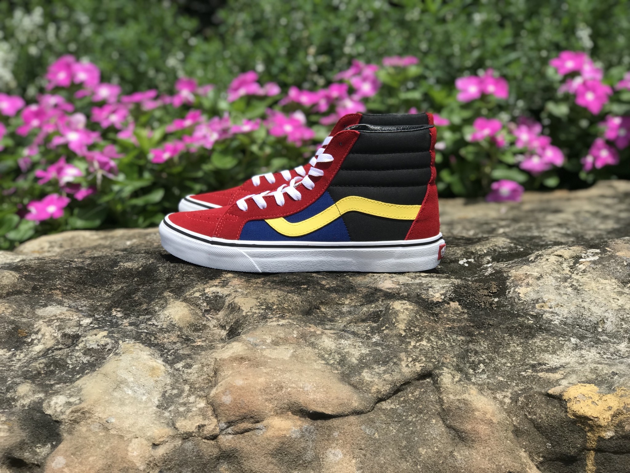 vans sk8 hi otw rally skate shoe