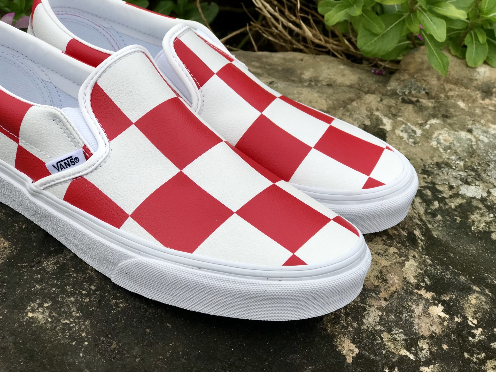 Slip On Leather Checker - Eight One