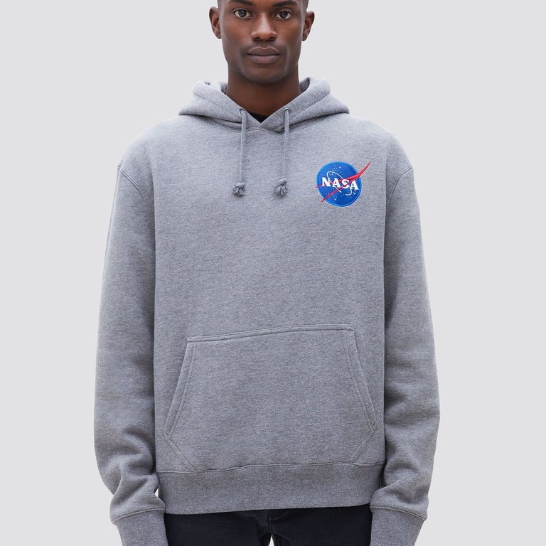 Alpha Industries Space Shuttle graphic-print cotton blend hoodie