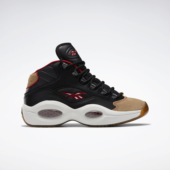 Reebok Question Mid I3 Motorsports Black/Metallic Silver — MAJOR