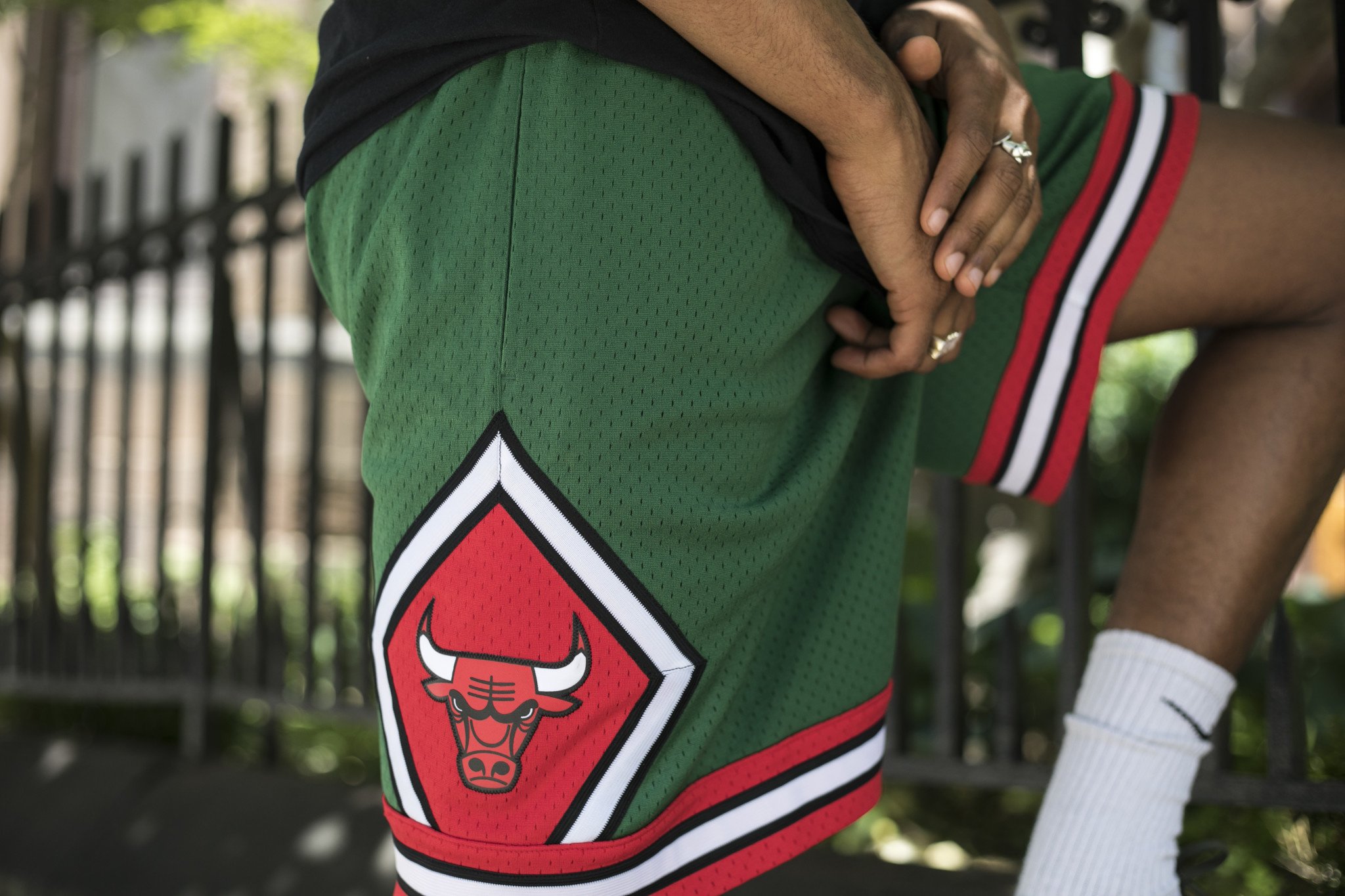 Mitchell & Ness NBA Authentic Shorts Chicago Bulls 2008-09 Green - KYGN