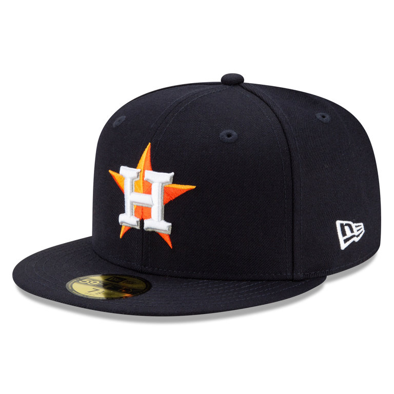 Houston Astros Astros Patch New Era 59FIFTY Fitted Hat (oceanside Blue Vegas Gold Green Under BRIM) 7 3/8