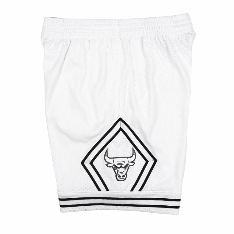 Bulls Swingman White Black Shorts 97 - Eight One