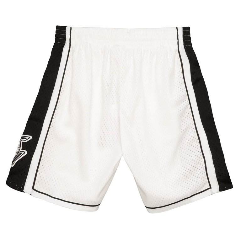 Mitchell & Ness Shorts Los Angeles Lakers White Logo Swingman