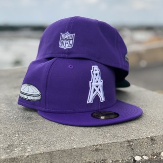 purple astros hat