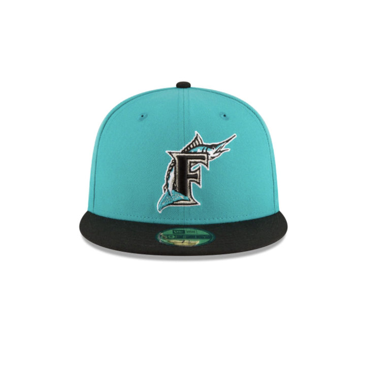 teal marlins hat