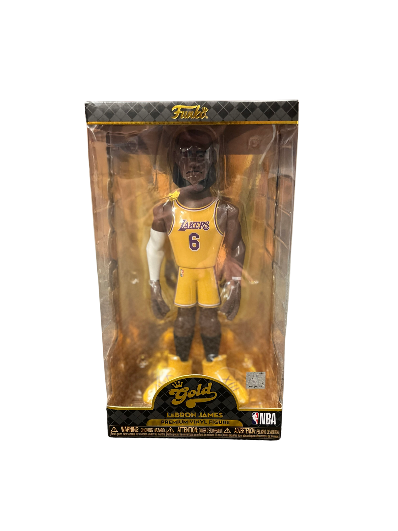 ONLY 3,000 PIECES Lebron James Limited LE Funko Gold 12 Inch Los Angeles NBA