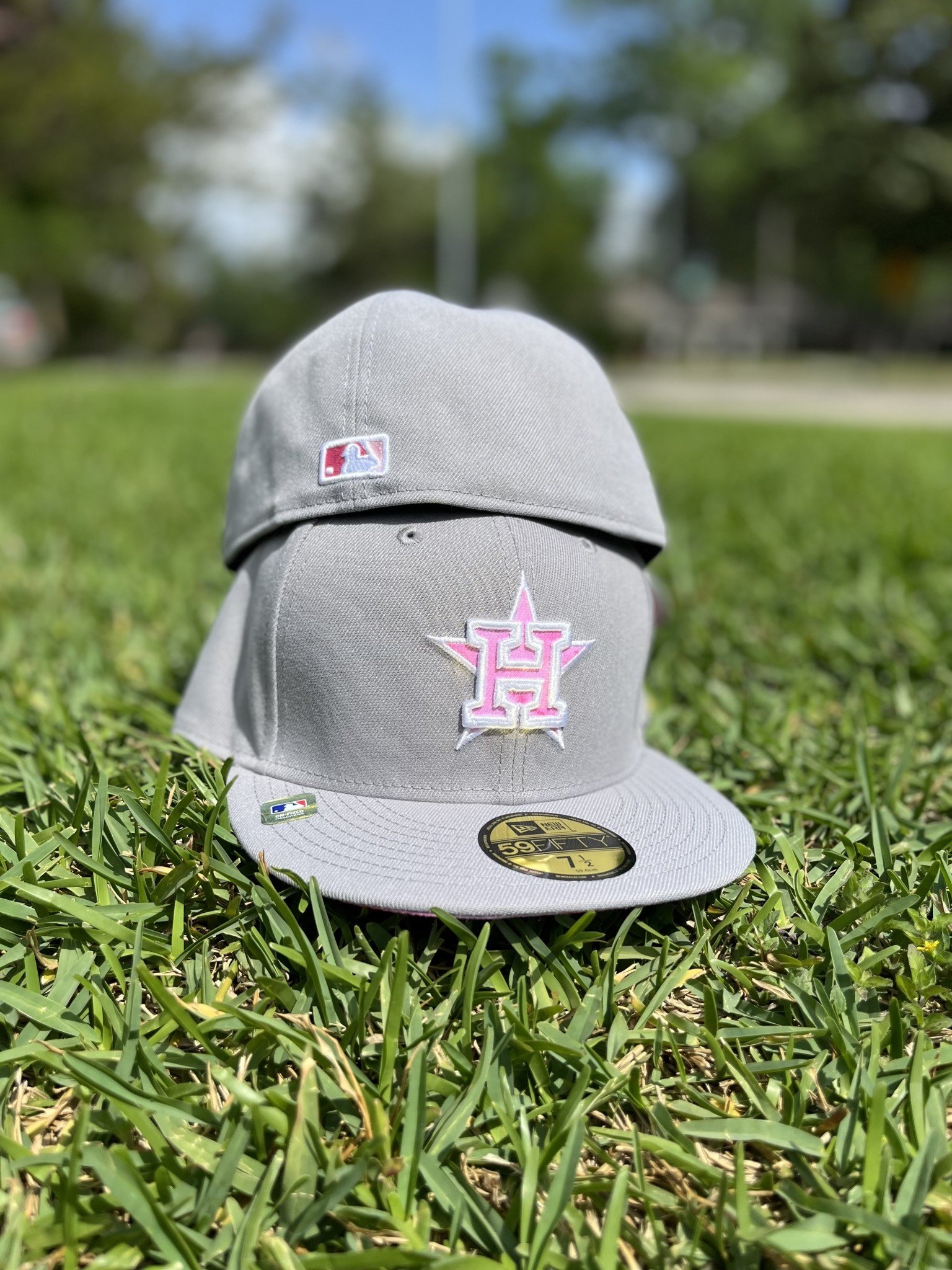 Houston Astros New Era 2022 Mother's Day On-Field 59FIFTY Fitted Hat - Gray