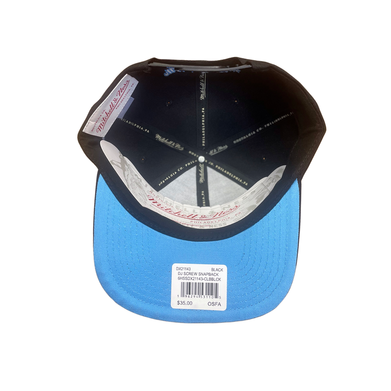 Mitchell & Ness DJ Screw Snapback Blue