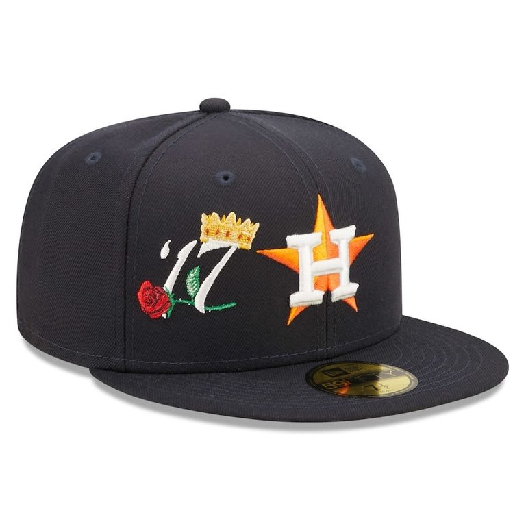 Black Houston Astros Gray Bottom 2017 World Series Champions New Era 59FIFTY Fitted 7 1/2