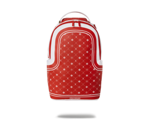 Sprayground Kid Bandana DLX Faux-Leather Backpack - Red