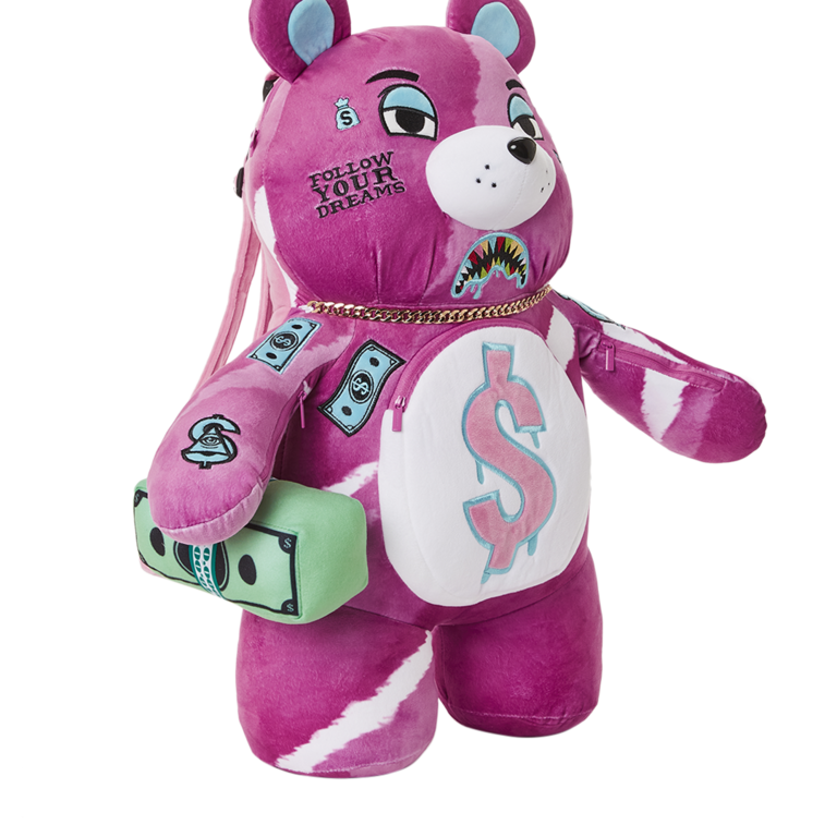 Sprayground Pink Money Rolled DLX Backpack, Best Price and Reviews