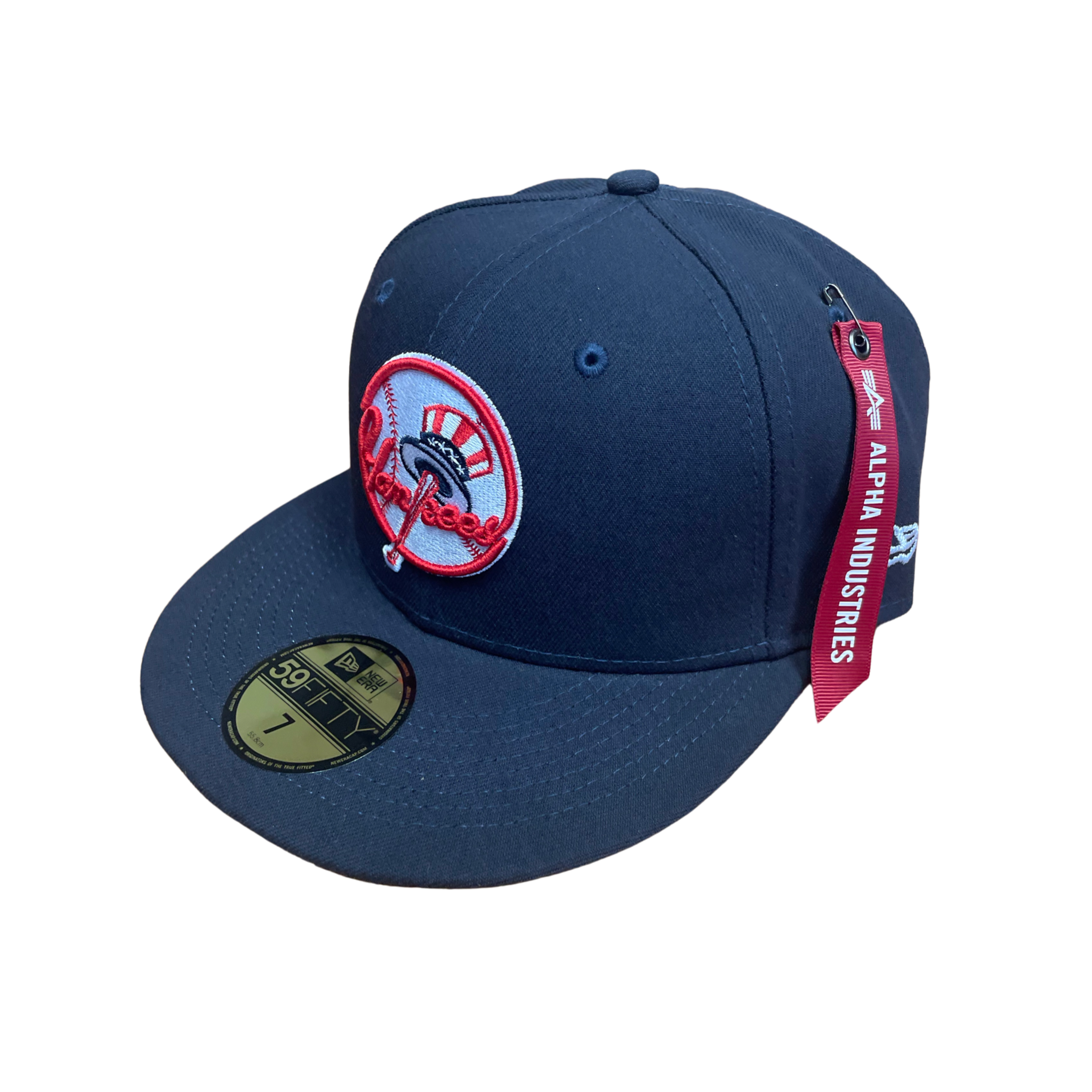 Men's New Era Black York Yankees Team Logo 59FIFTY Fitted Hat