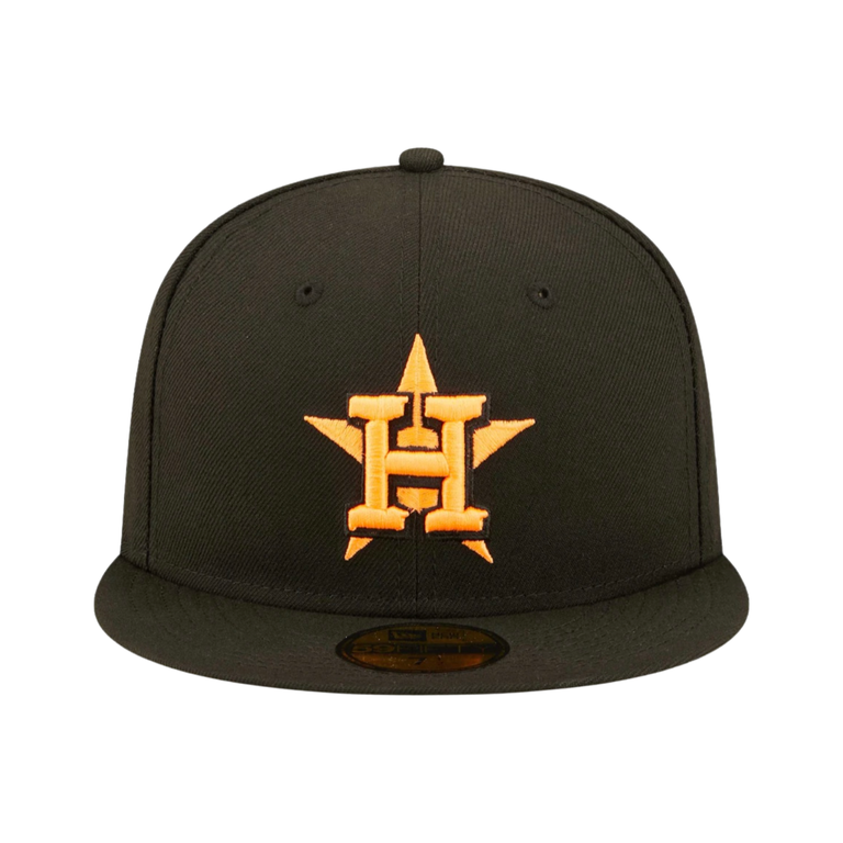 New Era Hat 5950 Houston Astros Fitted Summer Pop Orange