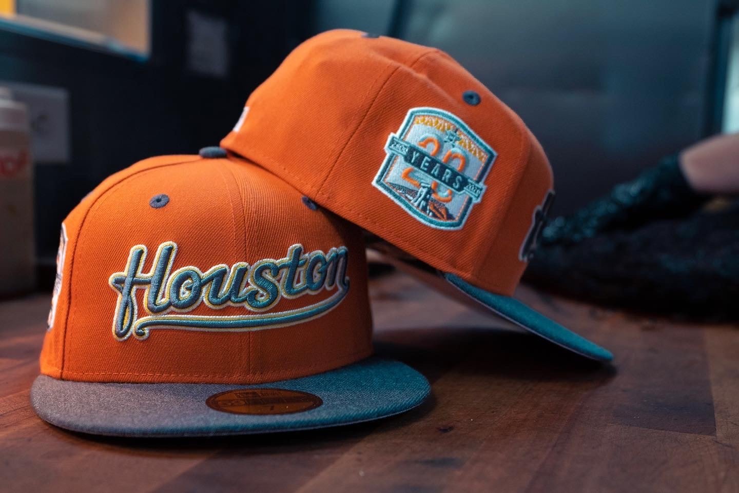 Throwback Houston Snapback | Houston Astros Colors | Skyline Design