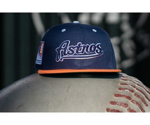 New Era Houston Astros On-Field Script Green UV (Navy/Orange