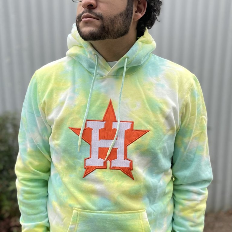 Houston Astros Tie Dye Hoodie - Eight One