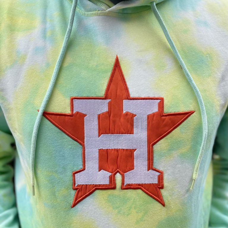 Houston Astros Tie Dye Hoodie - Eight One
