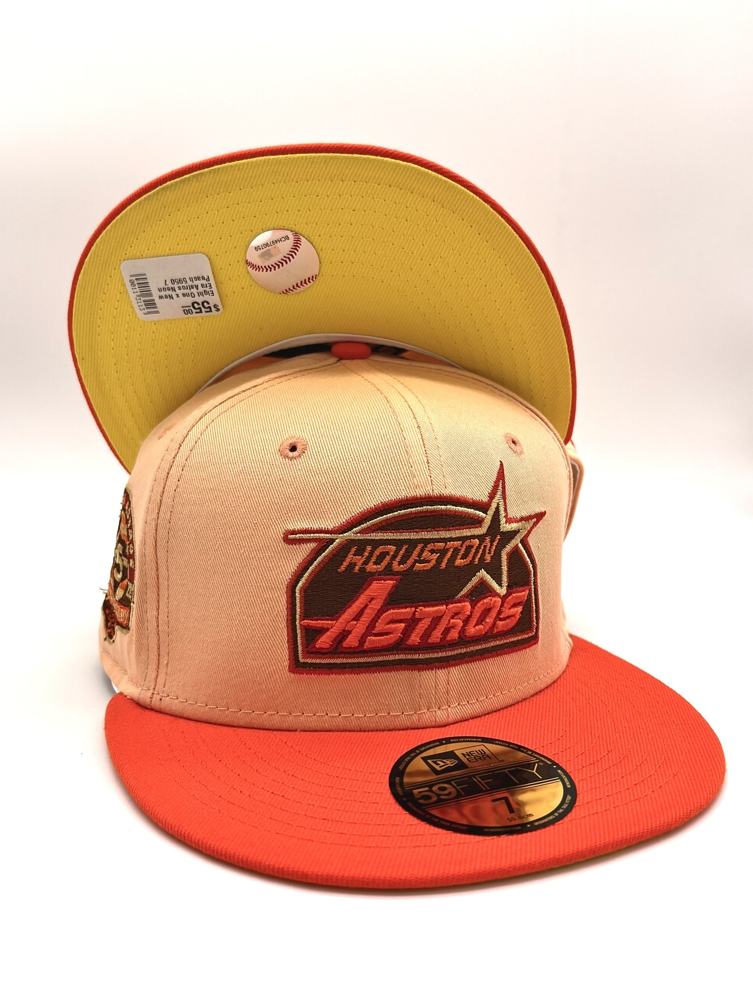 orange astros hat