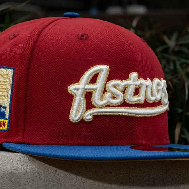 New Era Astros Throwback pinstripe mesh back tee