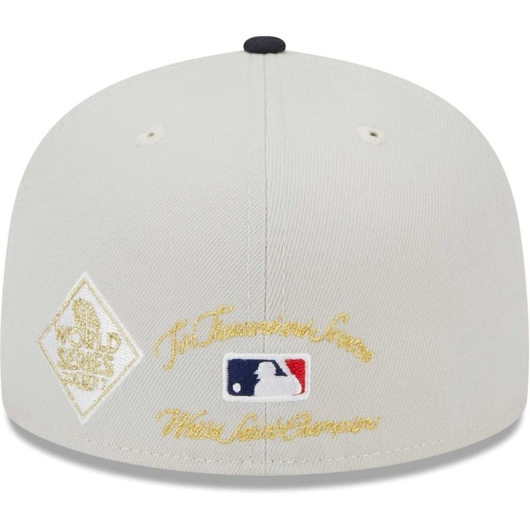 MLB Houston Astros White Front Basic 59Fifty Fitted Cap