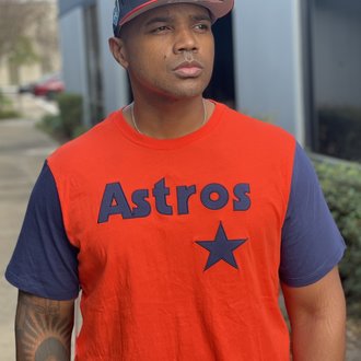 Houston Astros Vintage Rainbow Jersey