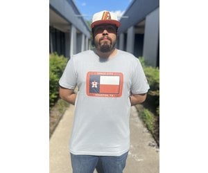 Jersey inspired, city connected. The Houston Astros City Connect Gray T- Shirt features screen-printed Astros logos at the front with an…