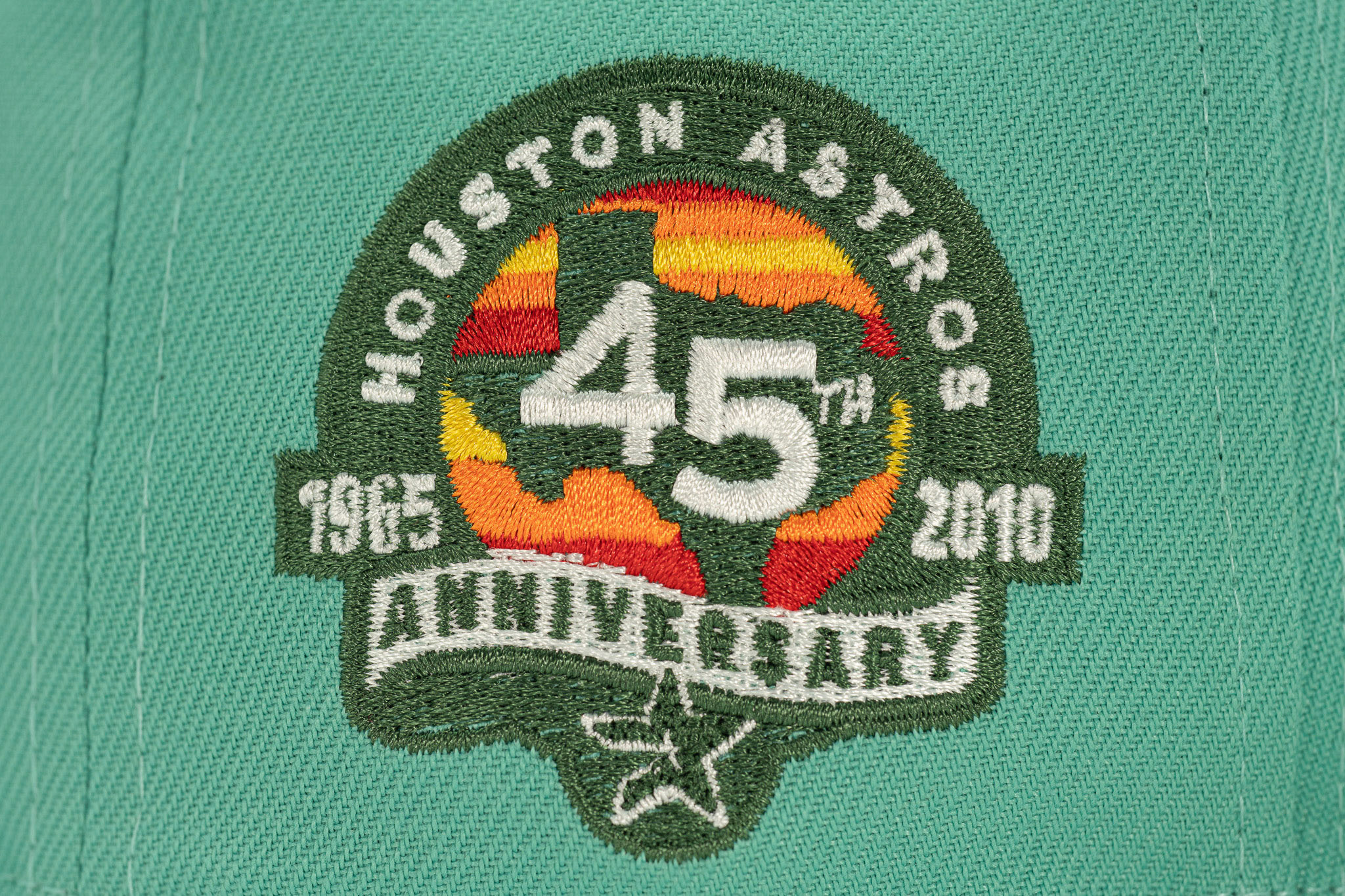 2010 HOUSTON ASTROS 45TH ANNIVERSARY MLB BASEBALL CREST PATCH