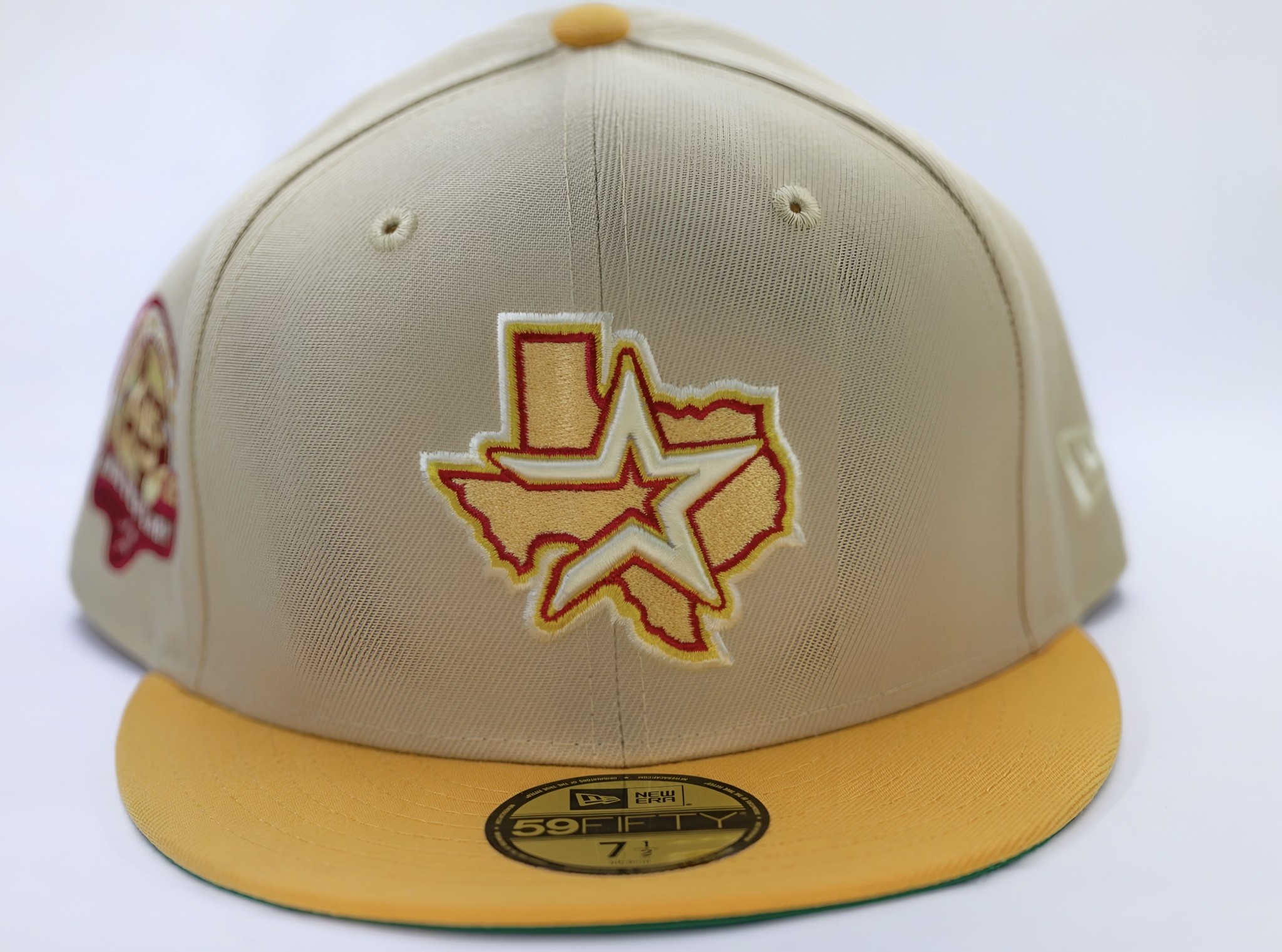Men's Houston Astros New Era Tan Wheat 59FIFTY Fitted Hat