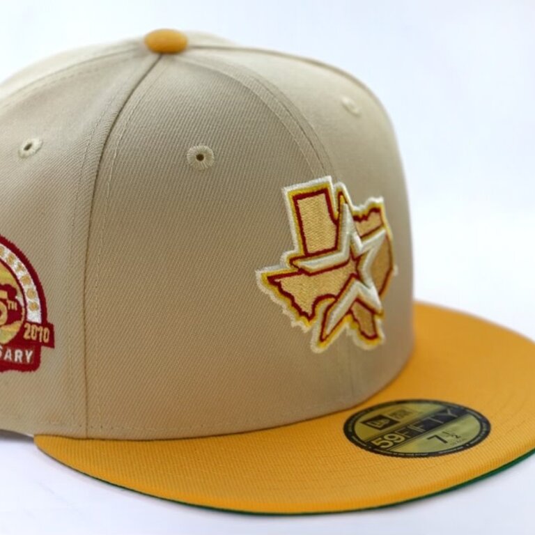 Houston Astros New Era Wheat 59FIFTY Fitted Hat - Tan