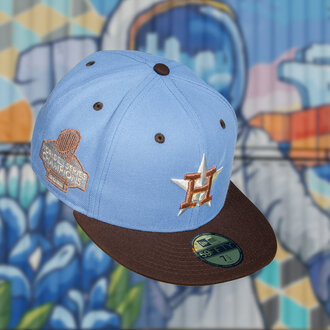 Trucker Hat Astros Light Blue Star One Hip Mom Clothing Boutique