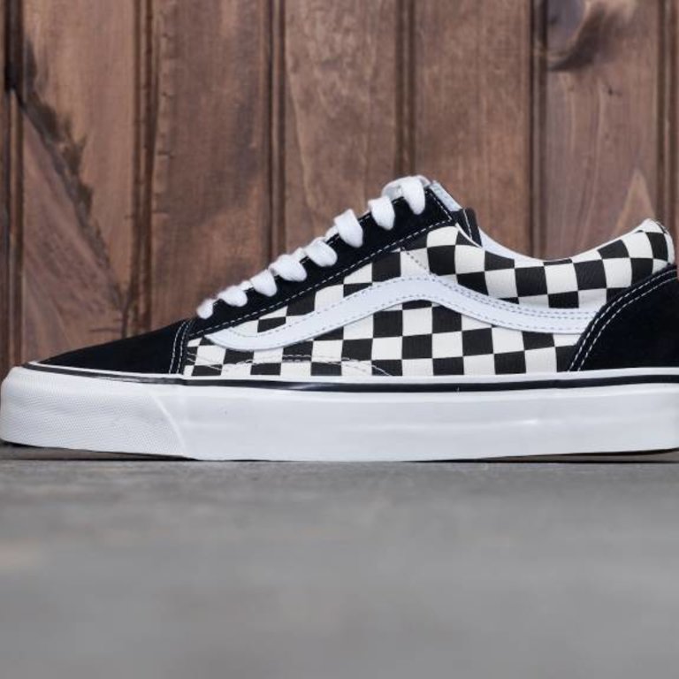 vans anaheim old skool checkerboard women's