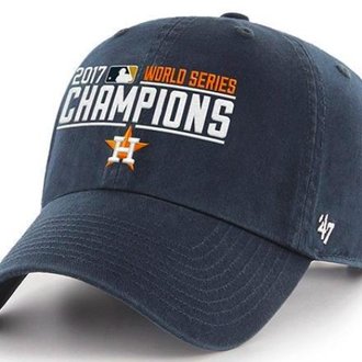 Men's '47 Navy Houston Astros 2017 World Series Sure Shot Captain Snapback  Hat