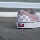 mahogany rose checkered vans