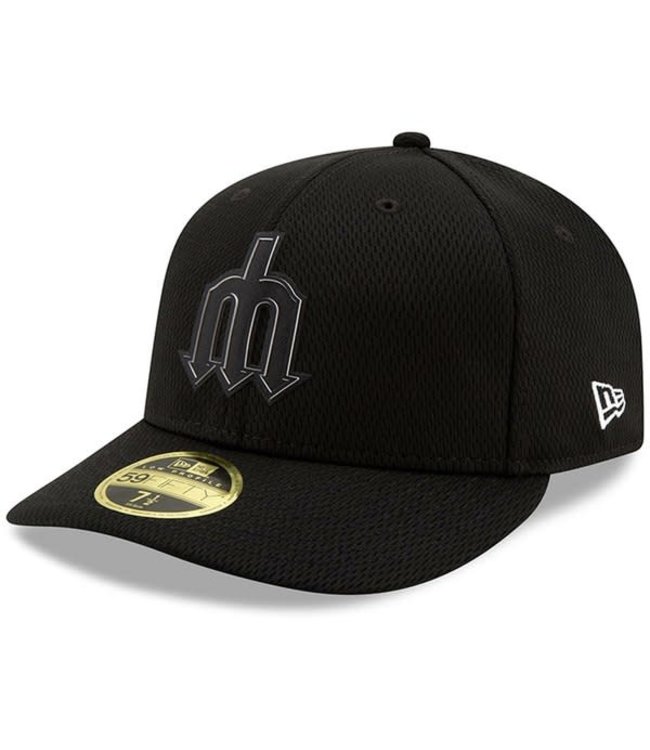 black and white mariners hat