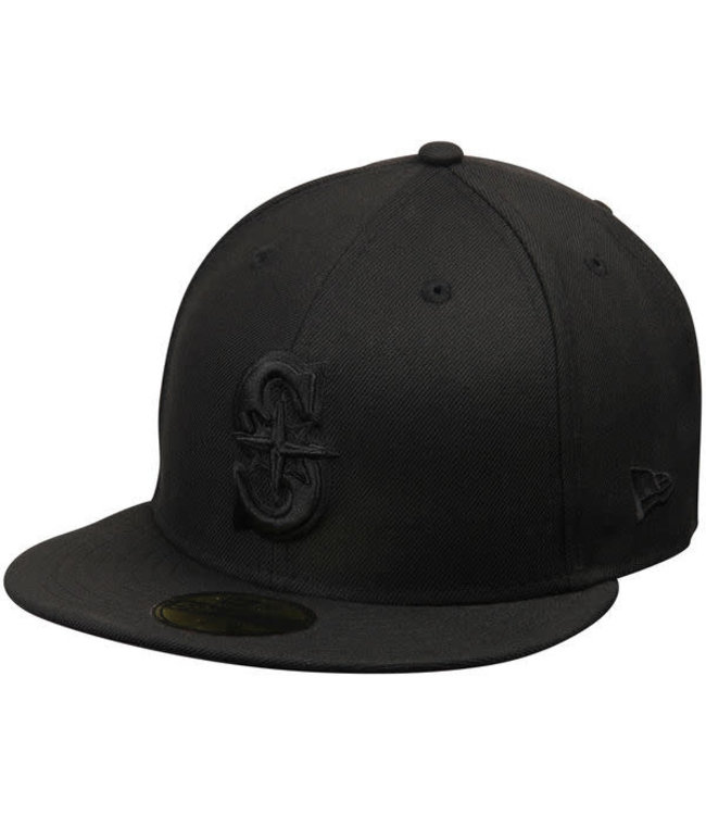 New Mens on Black Seattle Mariners Hat 10047328 - Athlete's Choice