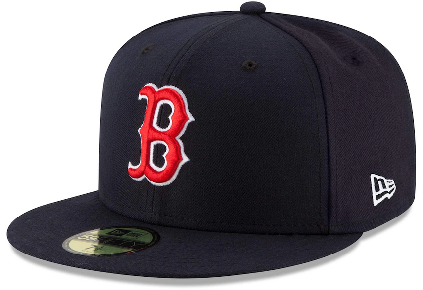 New Era 5950 ACPerf Red Sox Game Fitted Hat - Athlete's Choice