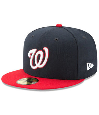 New Era Washington Nationals 59FIFTY Authentic Collection Hat Red 7 3/8