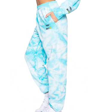 Smiley Repeat Sweatpants  Sky Blue – Sea + Wander