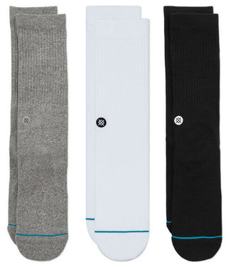 Stance Mens Icon 3-Pack Multi-Color Socks M556D18ICPMUL