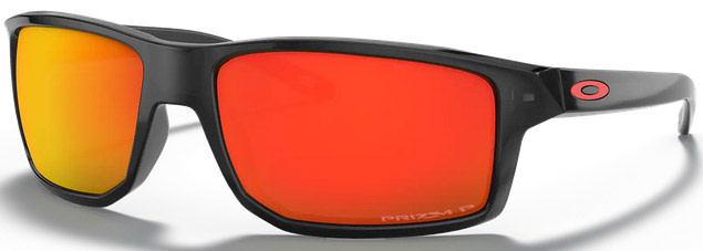 Gibston Prizm Ruby Polarized Lenses, Black Ink Frame Sunglasses