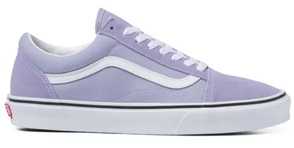 lavender slip on vans