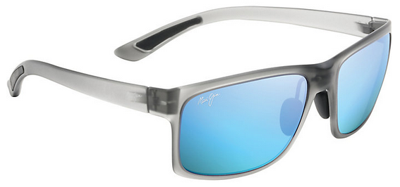 Maui Jim Blue Pokowai Arch Trans Matte Grey B439 11M - Athlete's