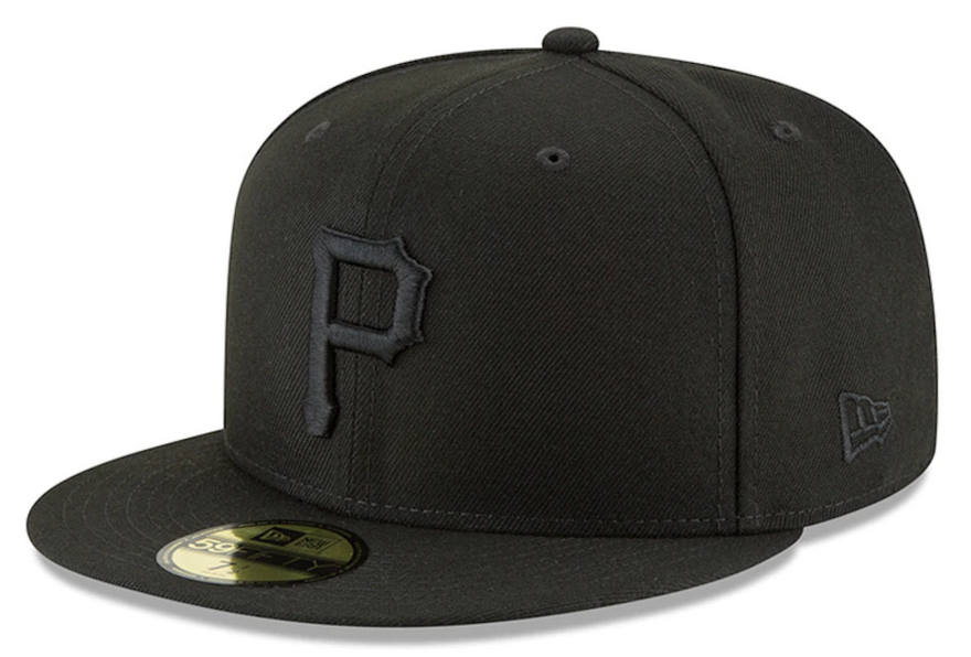 New Era Men's Pittsburgh Pirates 59FIFTY Retro Fitted Hat - Black - 7 5/8 Each