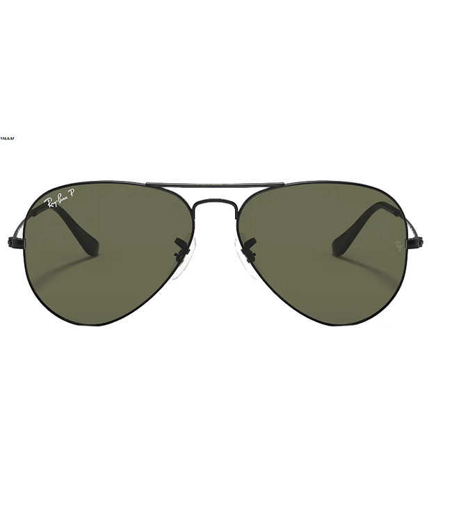 Ray Ban Ray Ban Aviator Large Metal Black w/ G-15 Green 0RB3025 002