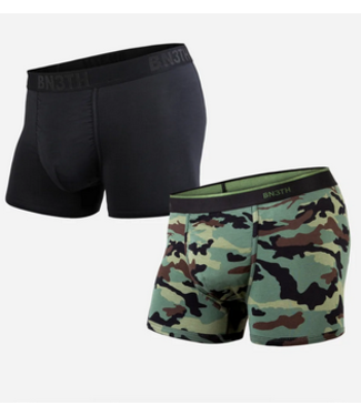 MyPakage Bn3th Mypakage Boxer Brief 2 pack Black Camo  Black